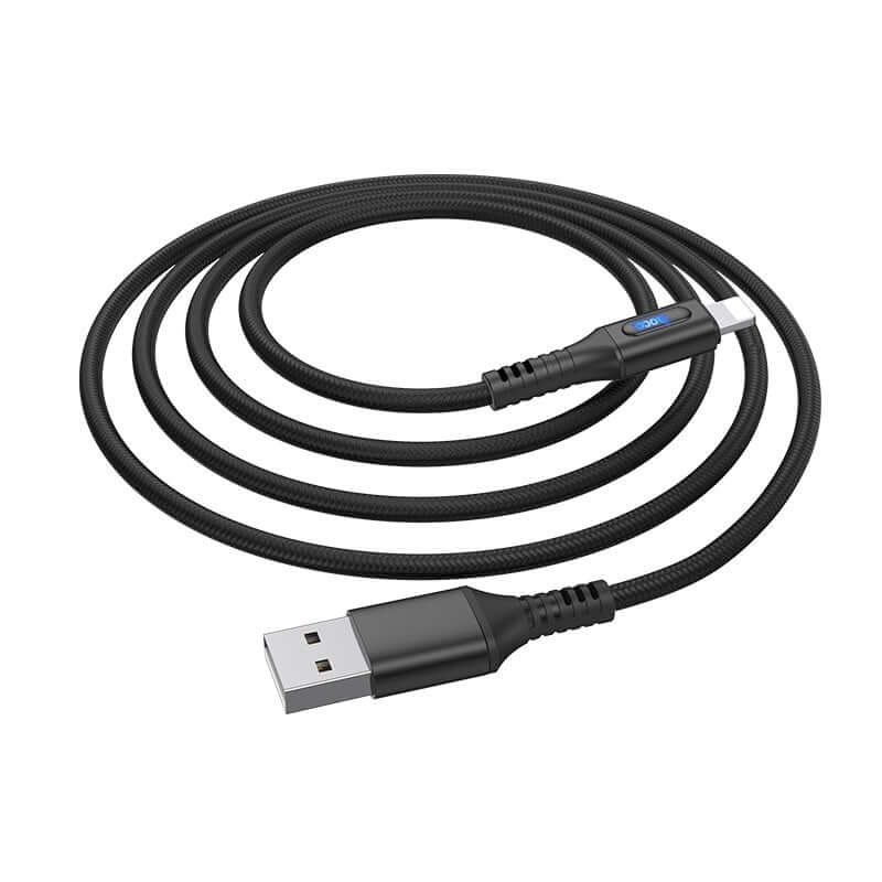 Hoco U79 | USB to Lightning Mobile Cable | Auto Power Off Mobile Cable Store