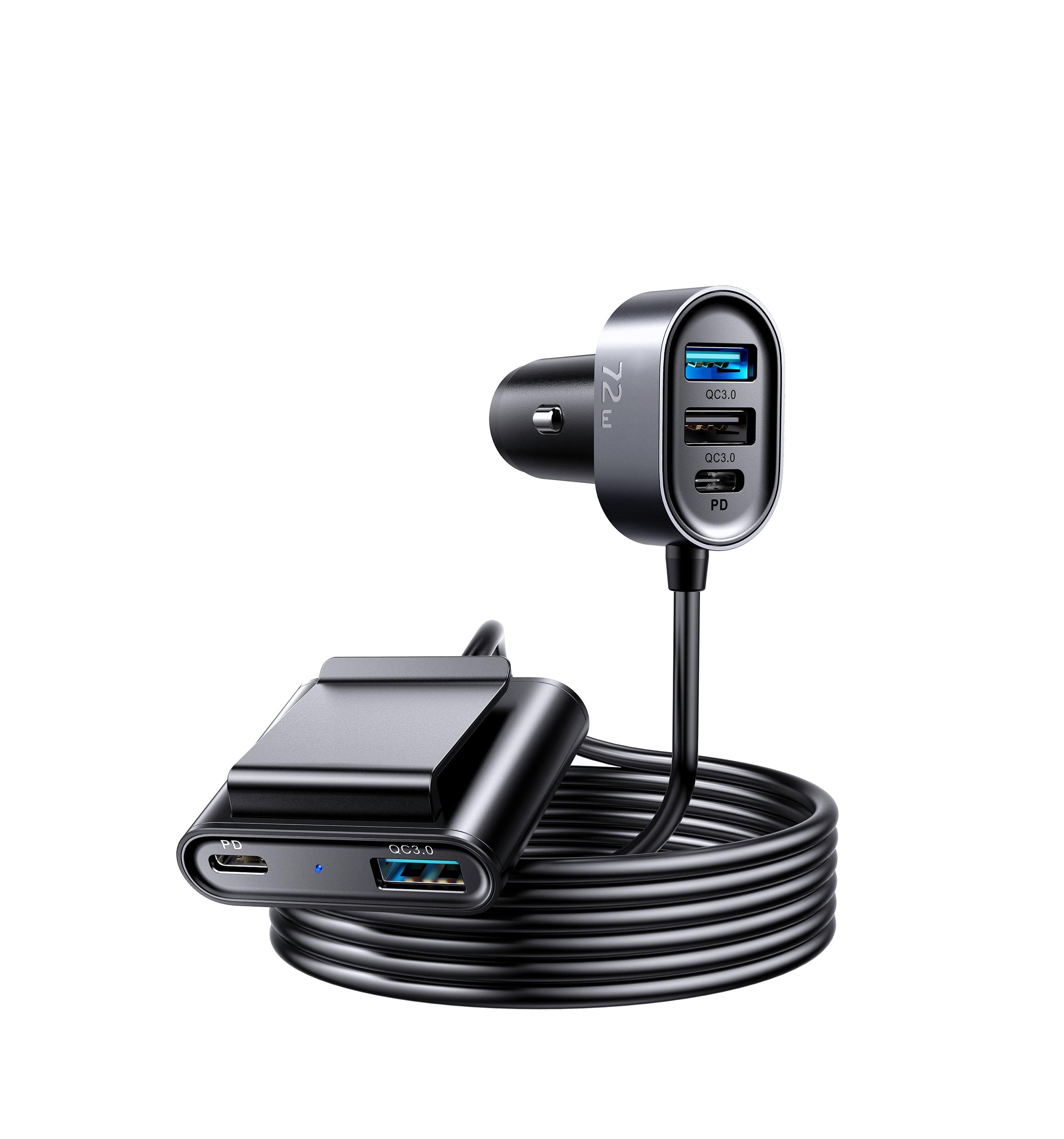 Joyroom JR-CL05 | 78W PD Car Charger | Multi 5 Ports (Type-C & USB) Mobile Cable Store