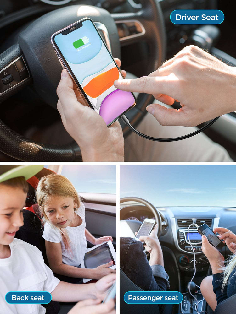 Joyroom JR-CL05 | 78W PD Car Charger | Multi 5 Ports (Type-C & USB) Mobile Cable Store