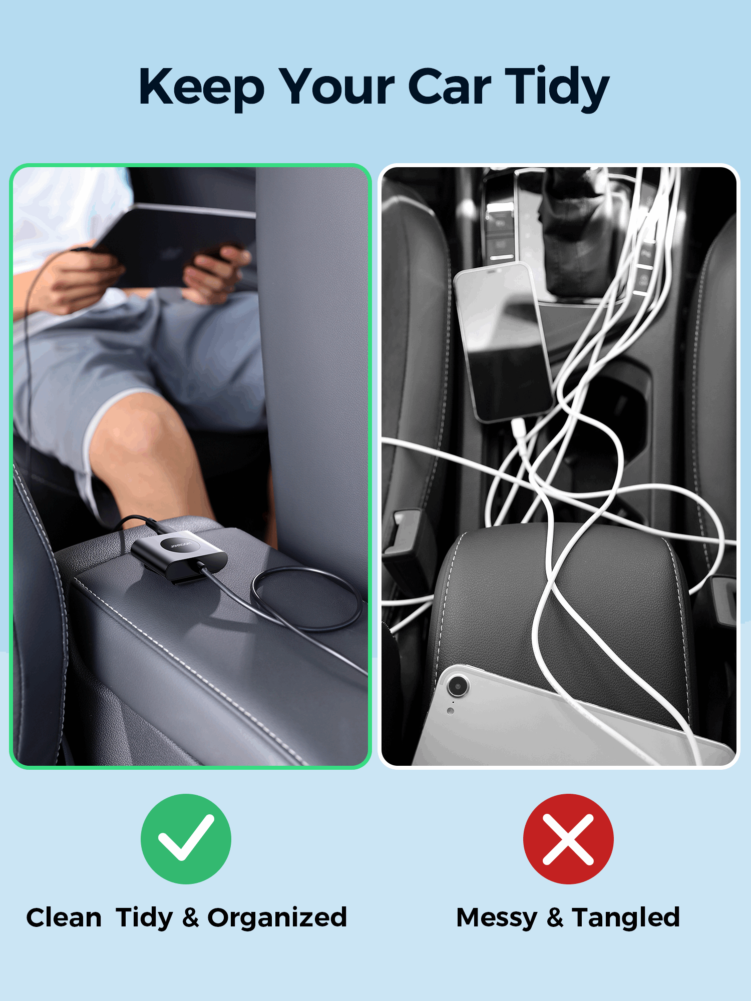 Joyroom JR-CL05 | 78W PD Car Charger | Multi 5 Ports (Type-C & USB) Mobile Cable Store