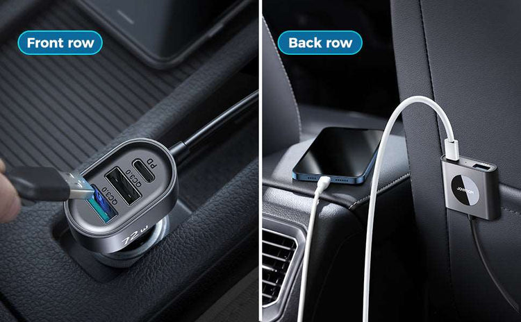 Joyroom JR-CL05 | 78W PD Car Charger | Multi 5 Ports (Type-C & USB) Mobile Cable Store