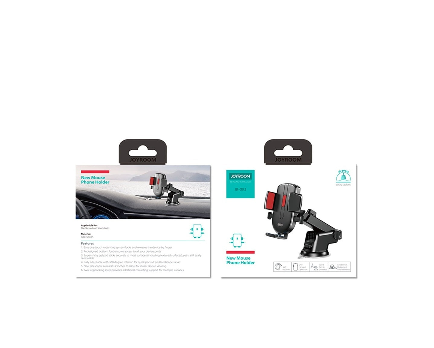 Joyroom JR-OK3 | Car Mount | Suction Cup Holder Mobile Cable Store