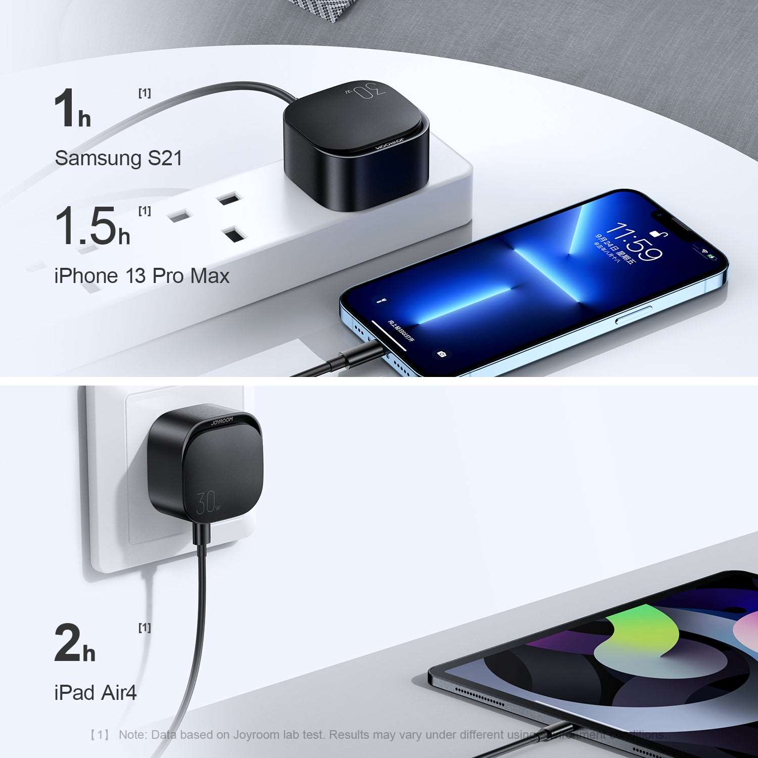 Joyroom L-P307 | 30W PD Fast Charger | Single Port (Type-C) Mobile Cable Store