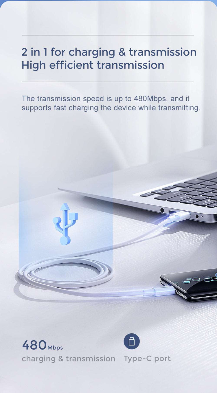 Joyroom S-1050M7 | USB to Type-C Mobile Cable | Fast Charge PD Mobile Cable Store