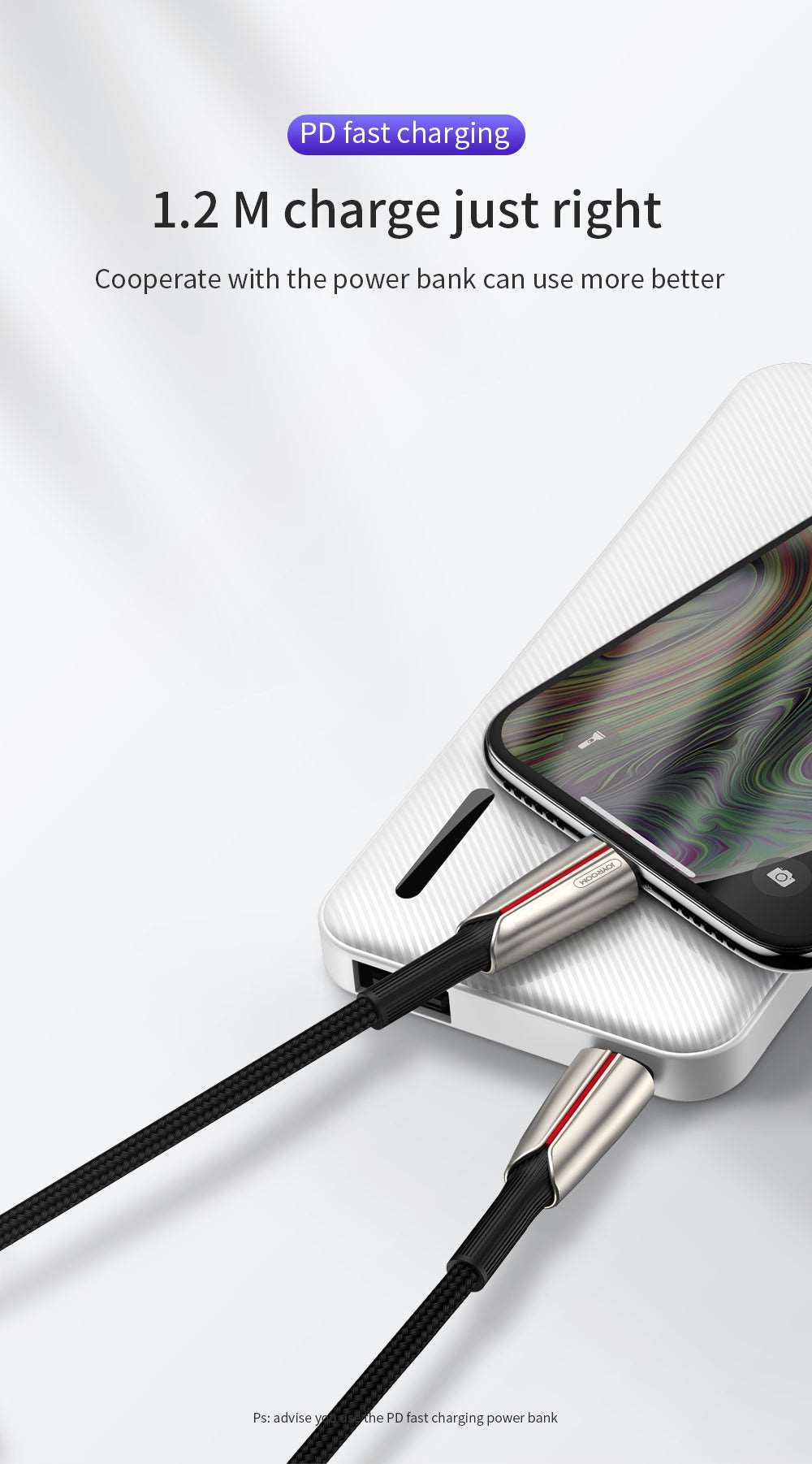 Joyroom S-M417 | Type-C to Type-C Mobile Cable | Fast Charge 60W PD Mobile Cable Store