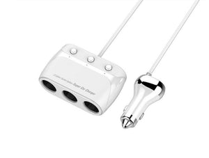 LDNIO C504 | 160W PD Car Charger & Socket Spiltter | Quad Ports (USB) Mobile Cable Store