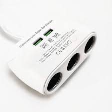 LDNIO C504 | 160W PD Car Charger & Socket Spiltter | Quad Ports (USB) Mobile Cable Store