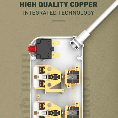 LDNIO SC4408 | 2500W Power Socket | With 17W Auto-ID USB Ports Mobile Cable Store