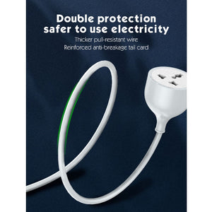 LDNIO SK1094 | 2500W Extension Cord | 5-Meter Long & UK 3 Pins Plug Mobile Cable Store