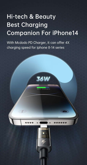 Mcdodo CA-316 | Type-C to Lightning Mobile Cable | Auto Power Off Mobile Cable Store