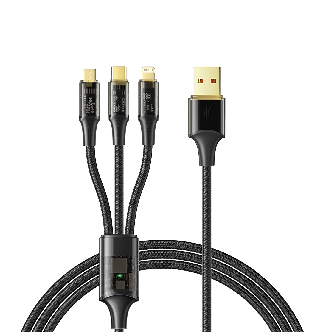 Mcdodo CA-333 | USB to Type-C, Lightning & Micro Mobile Cable | 3-in-1 Cable Mobile Cable Store