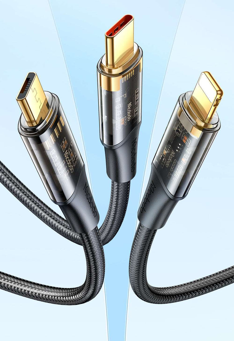 Mcdodo CA-333 | USB to Type-C, Lightning & Micro Mobile Cable | 3-in-1 Cable Mobile Cable Store