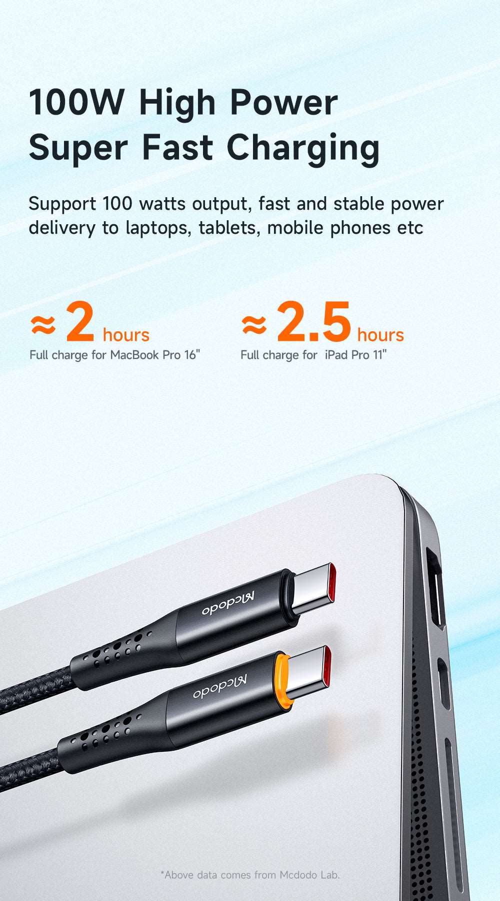 Mcdodo CA-346 | Type-C to Type-C Mobile Cable | Auto Power Off Mobile Cable Store