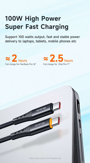 Mcdodo CA-346 | Type-C to Type-C Mobile Cable | Auto Power Off Mobile Cable Store