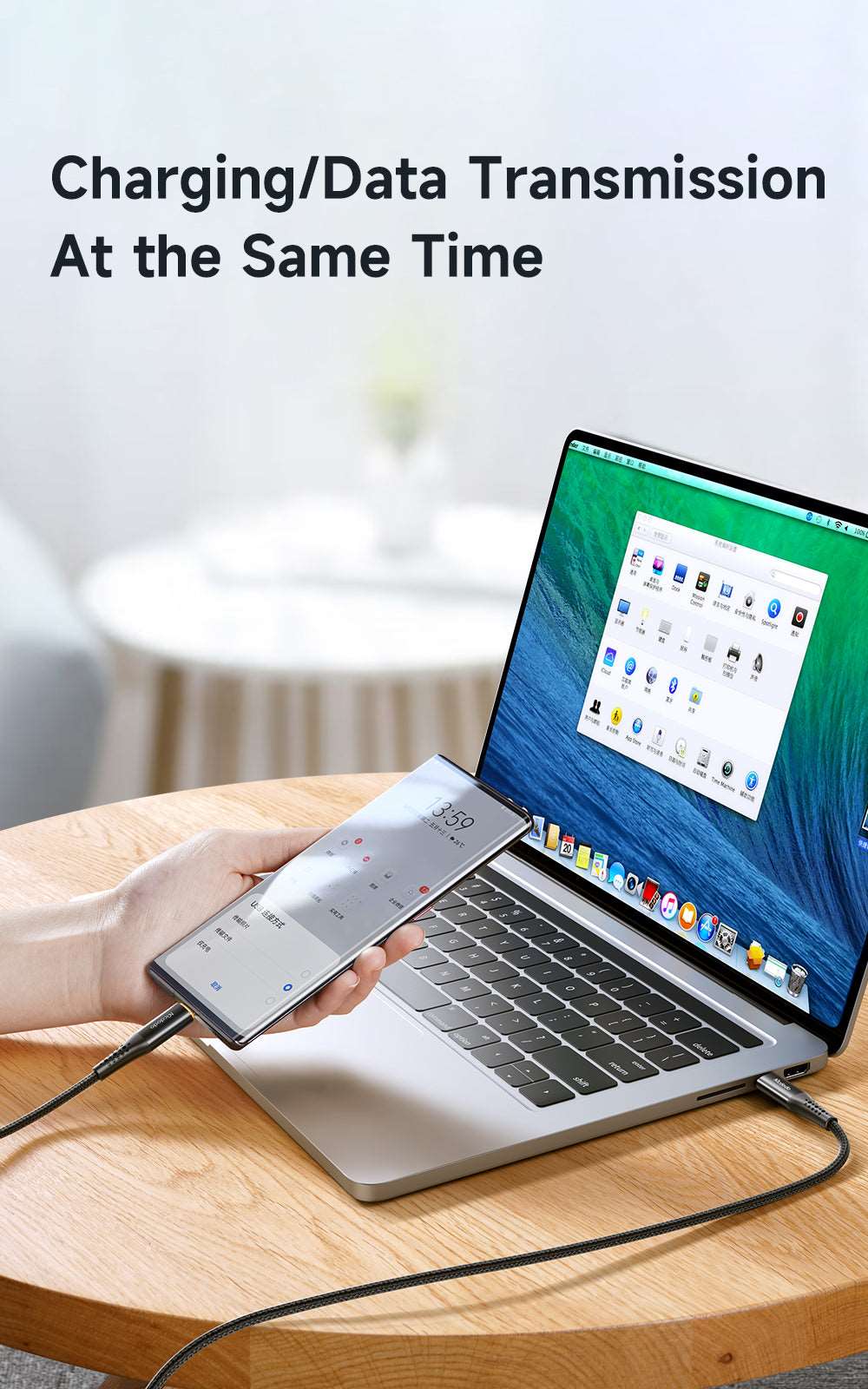 Mcdodo CA-346 | Type-C to Type-C Mobile Cable | Auto Power Off Mobile Cable Store