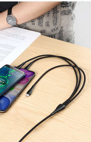 Mcdodo CA-696 | USB to Type-C, Lightning & Micro Mobile Cable | 3-in-1 Cable Mobile Cable Store