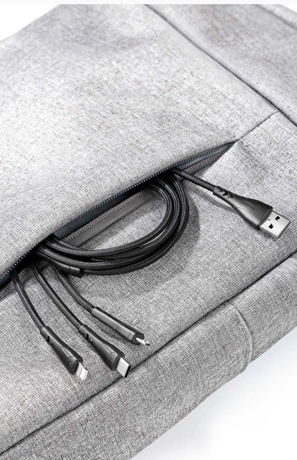 Mcdodo CA-696 | USB to Type-C, Lightning & Micro Mobile Cable | 3-in-1 Cable Mobile Cable Store