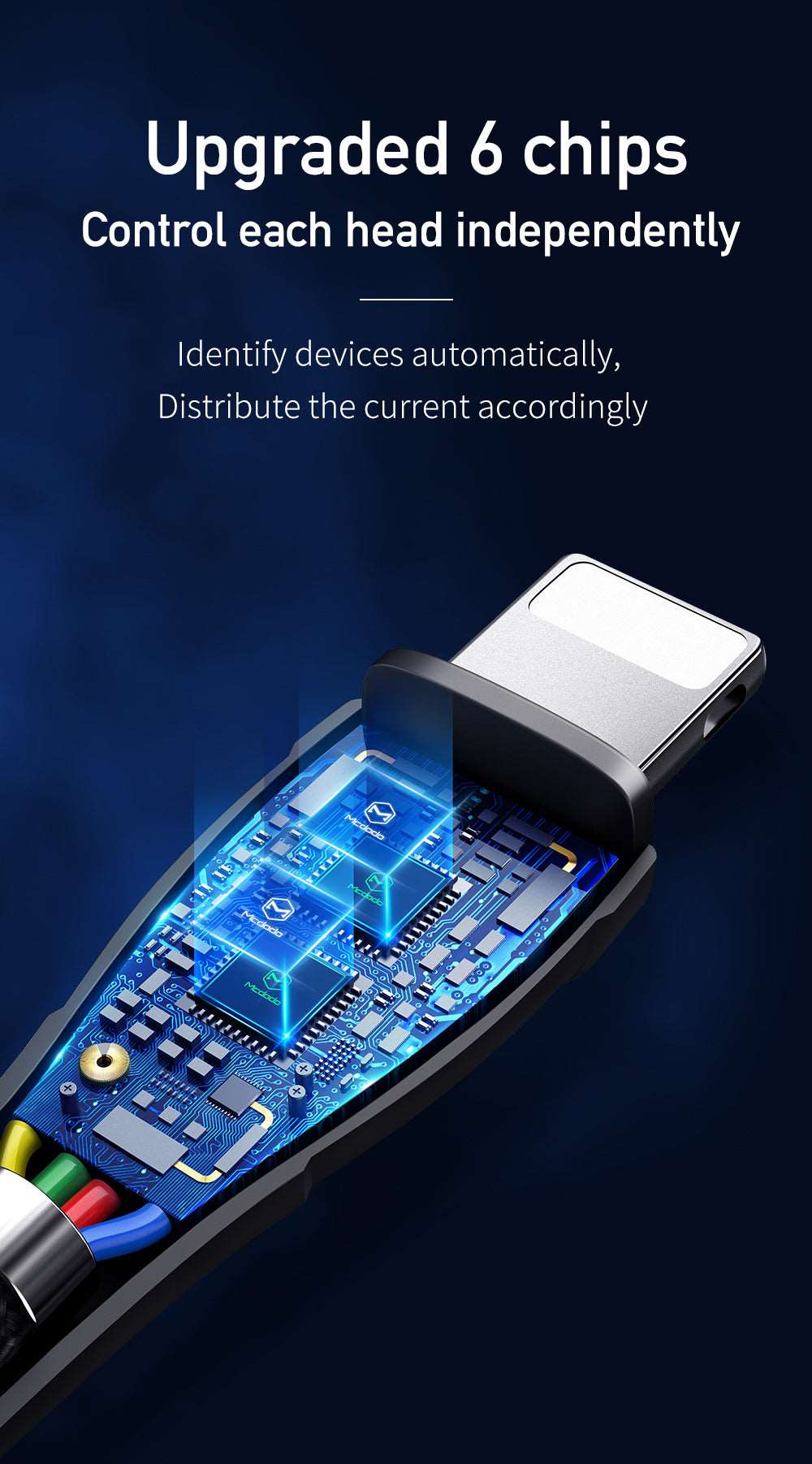 Mcdodo CA-696 | USB to Type-C, Lightning & Micro Mobile Cable | 3-in-1 Cable Mobile Cable Store