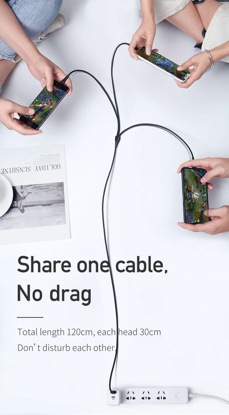 Mcdodo CA-696 | USB to Type-C, Lightning & Micro Mobile Cable | 3-in-1 Cable Mobile Cable Store