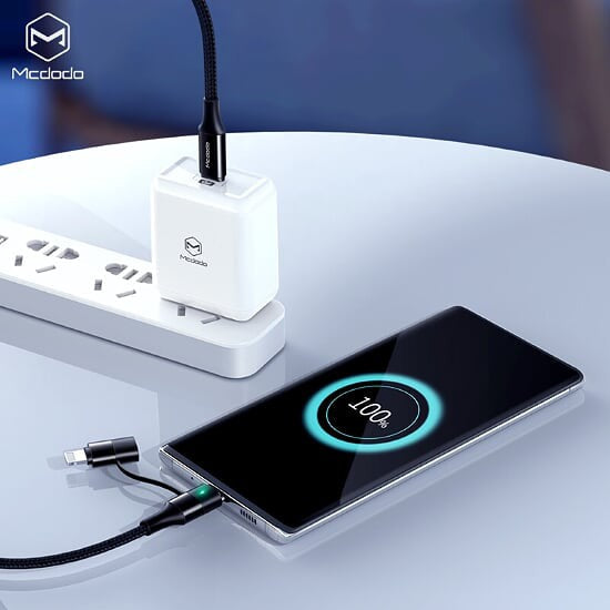 Mcdodo CA-712 | Type-C to Type-C & Lightning Mobile Cable | 2-in-1 Cable Mobile Cable Store