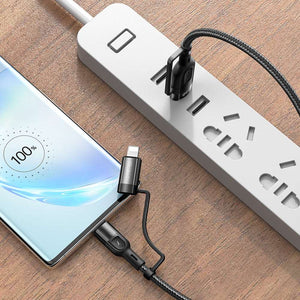 Mcdodo CA-807 | USB & Type-C to Type-C & Lightning Mobile Cable | 2-in-2 Cable Mobile Cable Store