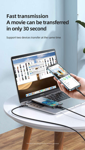 Mcdodo CA-878 | Type-C to Type-C & Lightning Mobile Cable | 2-in-1 Cable Mobile Cable Store