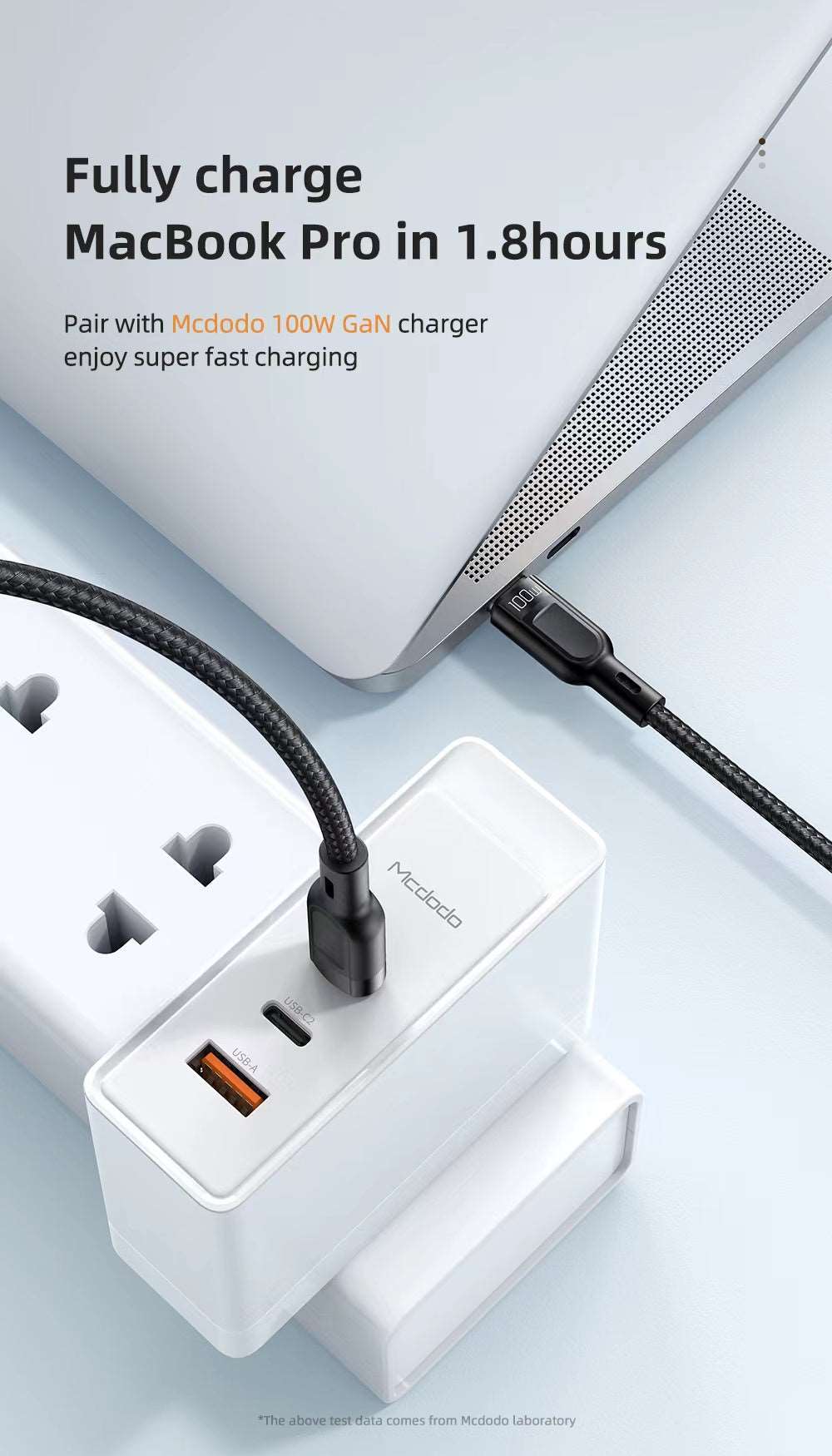 Mcdodo CA-878 | Type-C to Type-C & Lightning Mobile Cable | 2-in-1 Cable Mobile Cable Store