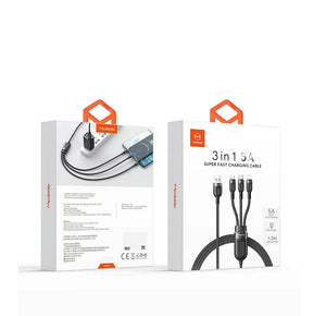 Mcdodo CA-879 | USB to Type-C, Lightning & Micro Mobile Cable | 3-in-1 Cable Mobile Cable Store