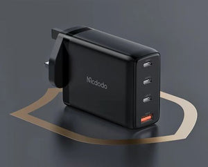 Mcdodo CH-076 | 120W PD Fast Charger | Quad Ports (Type-C & USB) Mobile Cable Store
