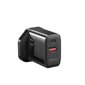 Mcdodo CH-091 | 33W PD Fast Charger | Dual Ports (Type-C & USB) Mobile Cable Store