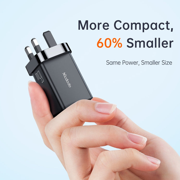 Mcdodo CH-155 | 67W PD Fast Charger | Triple Ports (Type-C & USB) Mobile Cable Store