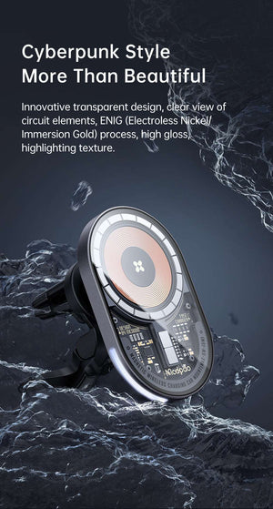 Mcdodo CH-234 | 15W Magnetic Wireless Charger Car Mount Mobile Cable Store