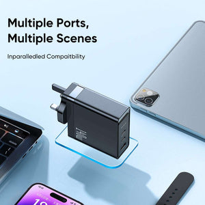 Mcdodo CH-290 | 140W PD Fast Charger | Triple Ports (Type-C & USB) Mobile Cable Store