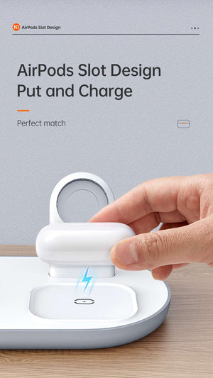 Mcdodo CH-706 | 15W Magnetic Wireless Charger | 3-in-1 Desktop Charger Mobile Cable Store