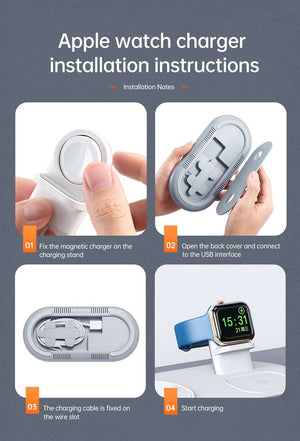 Mcdodo CH-706 | 15W Magnetic Wireless Charger | 3-in-1 Desktop Charger Mobile Cable Store