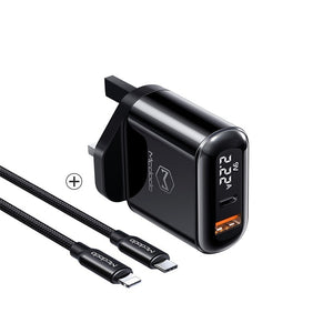 Mcdodo CH-723 | 20W PD Fast Charger | Dual Ports (Type-C & USB) Mobile Cable Store
