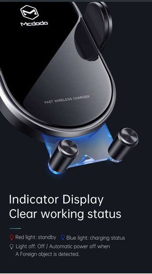Mcdodo CH-762 | 15W Magnetic Wireless Charger Car Mount Mobile Cable Store