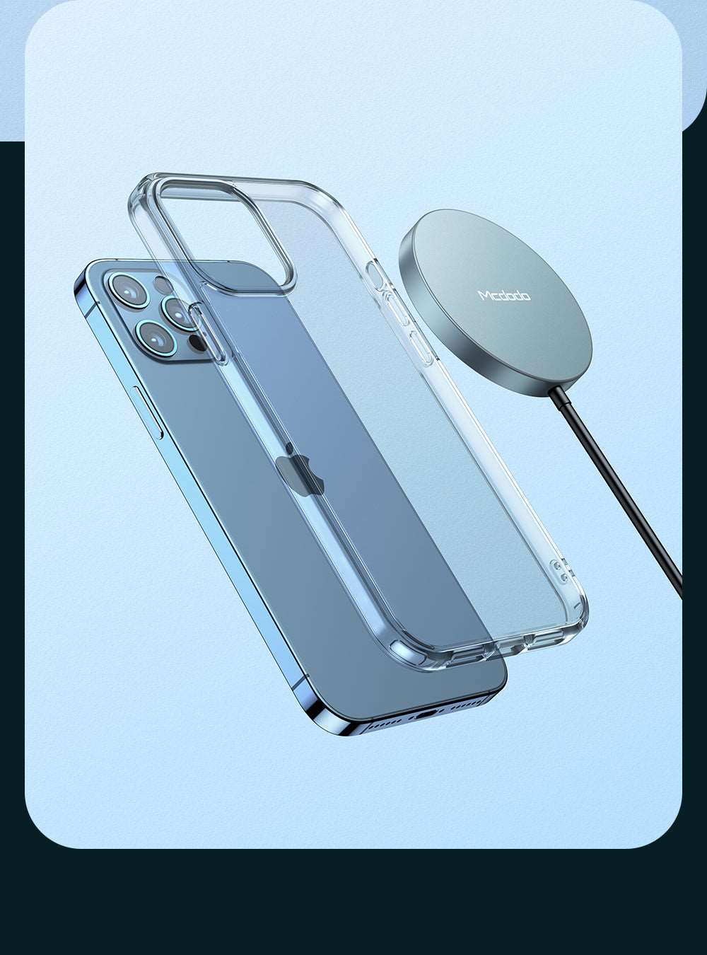 Mcdodo CH-872 | 15W Magnetic Wireless Charger | Wireless Fast Charging Mobile Cable Store