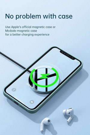 Mcdodo CH-872 | 15W Magnetic Wireless Charger | Wireless Fast Charging Mobile Cable Store