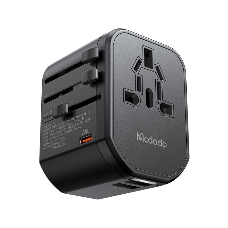 Mcdodo CP-347 | 20W PD Fast Charging Universal Travel Adapter Mobile Cable Store