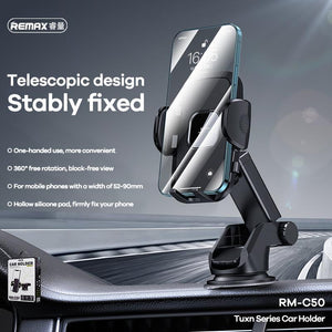 Remax RM-C50 | Car Mount | Suction Cup Holder Mobile Cable Store