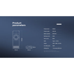 Remax RPP-510 | Multi-Functional Powerbank 8000 mAh | Car Jump Starter & Air Pump Mobile Cable Store