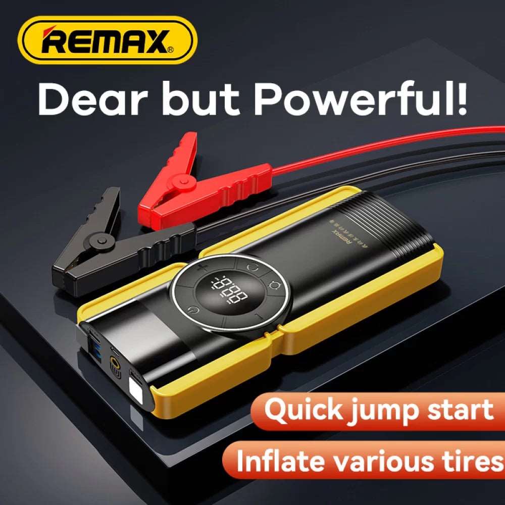 Remax RPP-510 | Multi-Functional Powerbank 8000 mAh | Car Jump Starter & Air Pump Mobile Cable Store