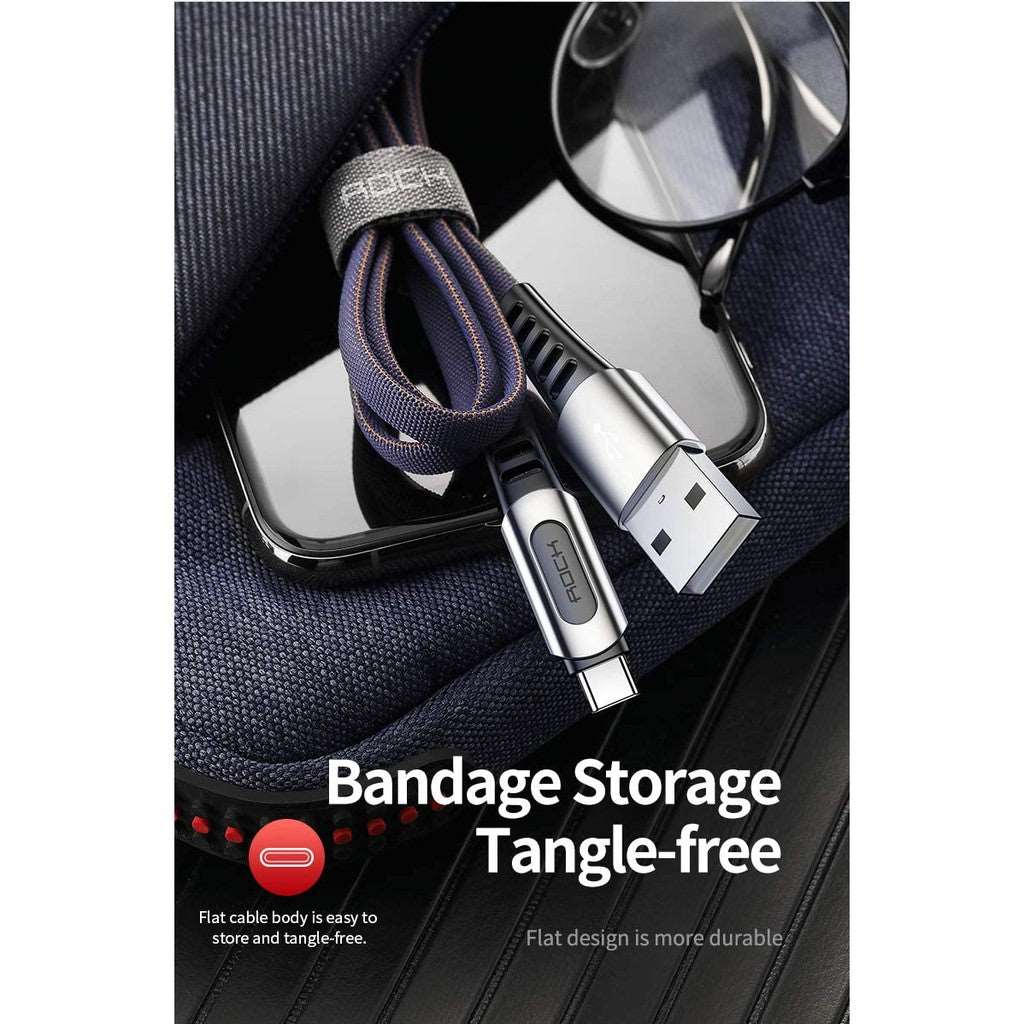 Rock RCB0735 | USB to Type-C, Lightning & Micro Mobile Cable | 3-in-1 Cable Mobile Cable Store