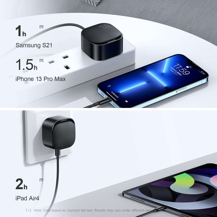Joyroom L-P307 | 30W PD Fast Charger | Single Port (Type-C) Mobile Cable Store