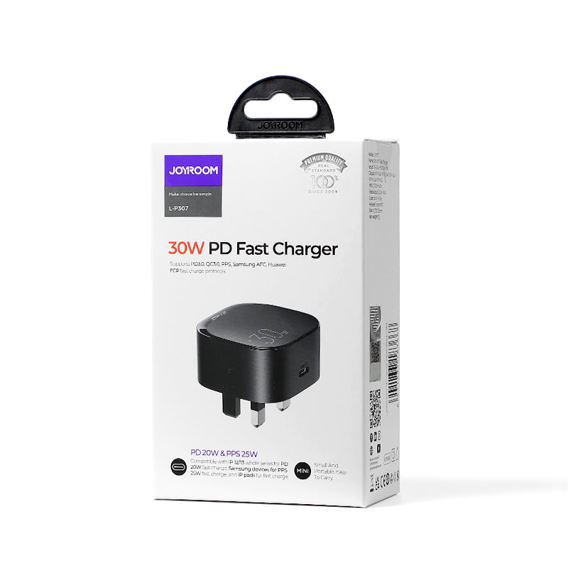 Joyroom L-P307 | 30W PD Fast Charger | Single Port (Type-C) Mobile Cable Store