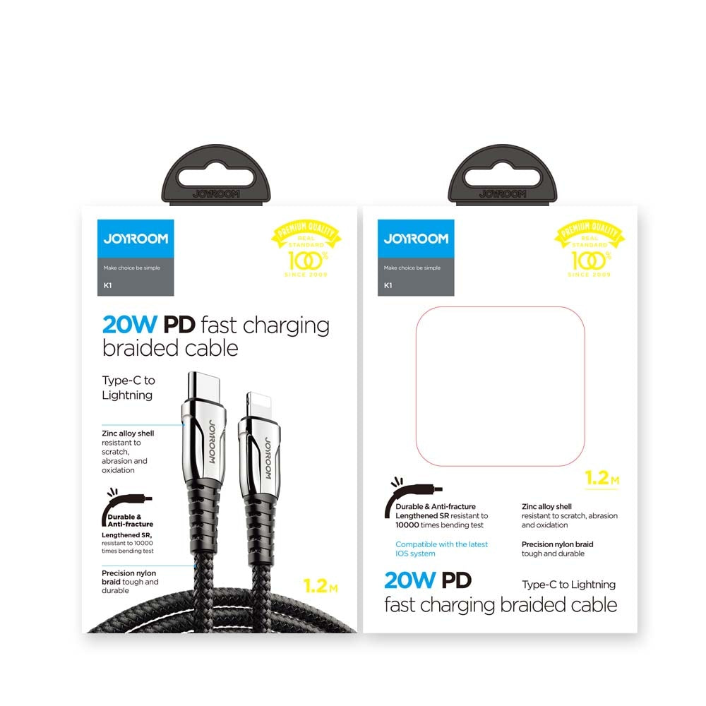 Joyroom S-1224K1 | Type-C to Lightning Mobile Cable | Fast Charge 20W PD Mobile Cable Store