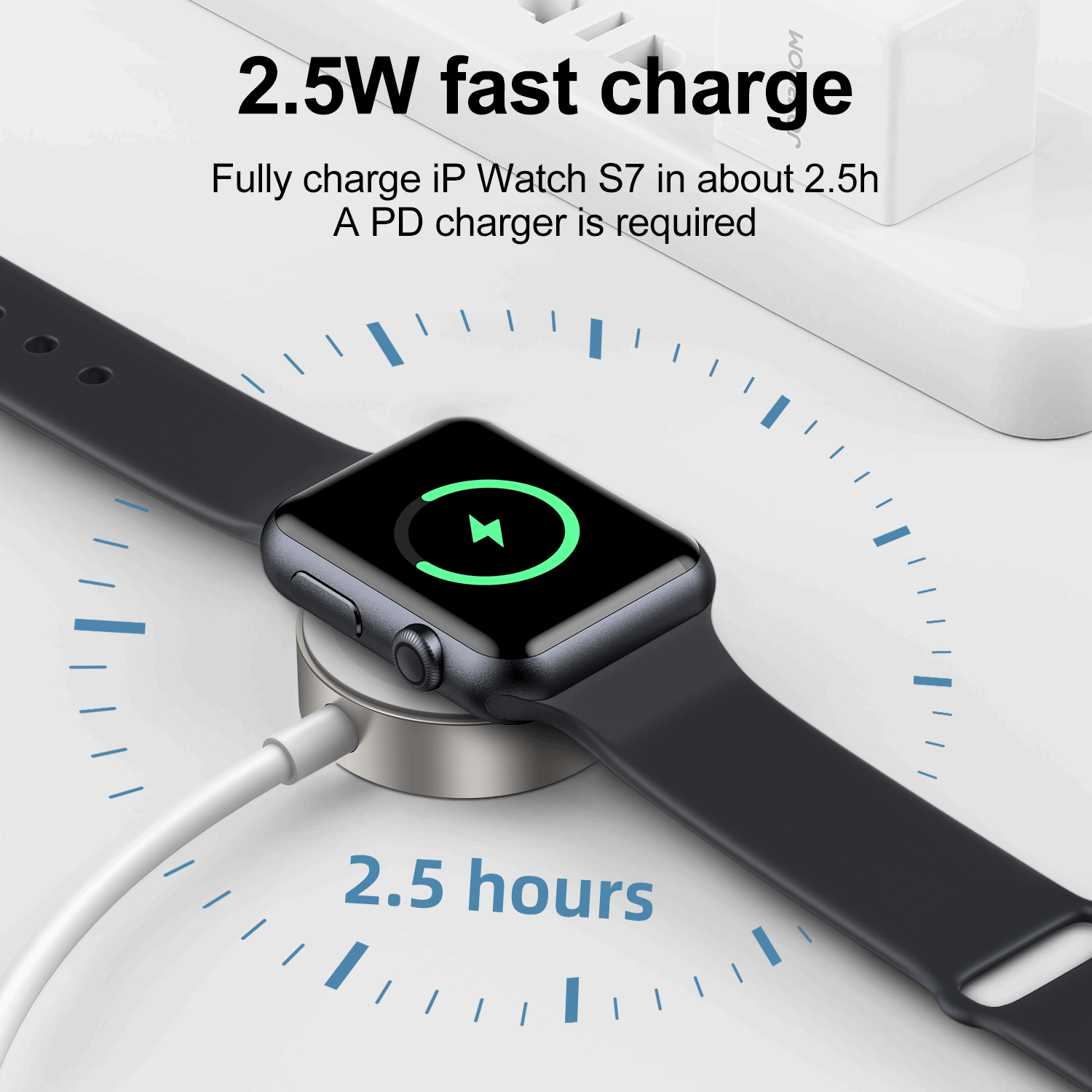 Joyroom S-IW004 | 2.5W Smart Watch Magnetic Charging Cable | Type-C Input Mobile Cable Store