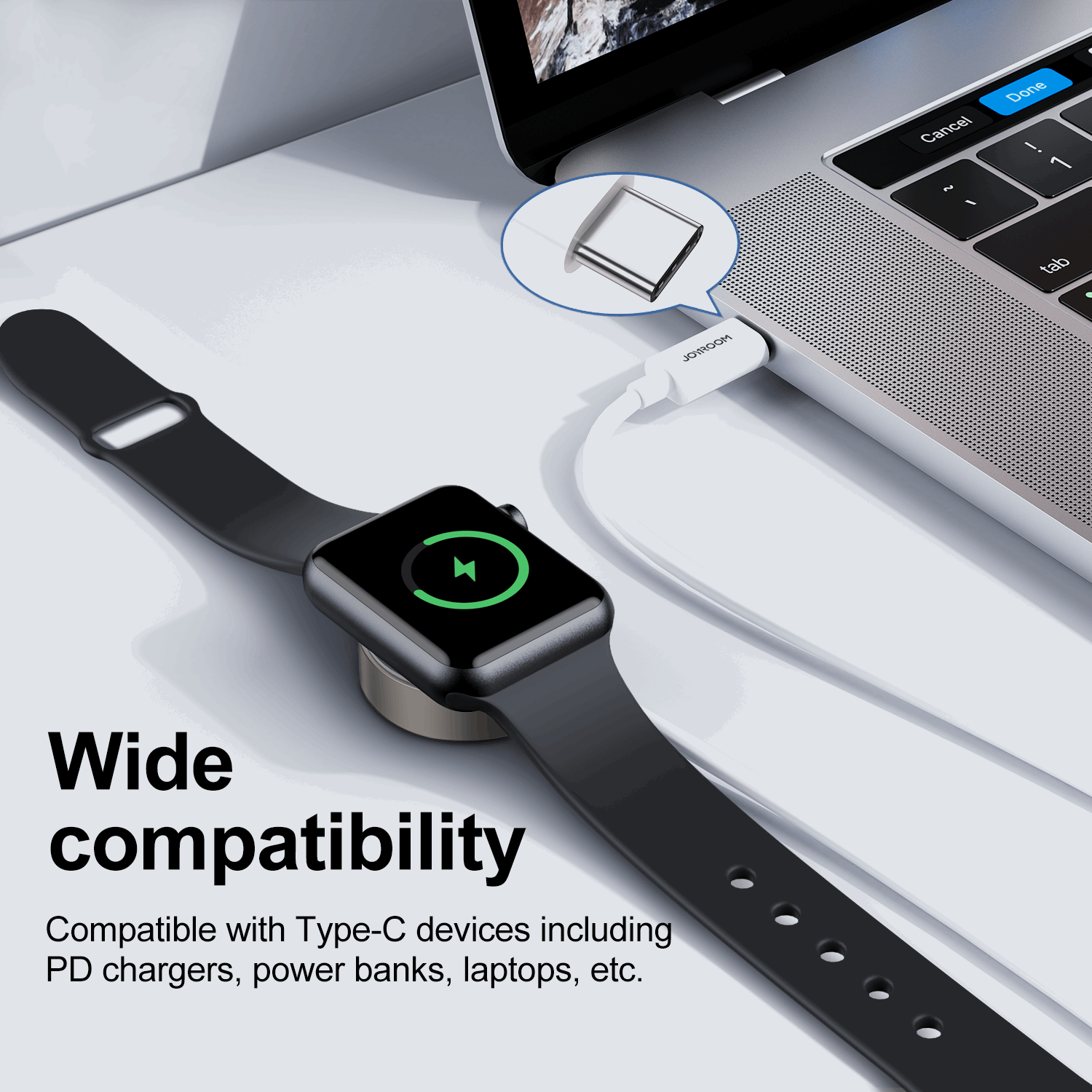 Joyroom S-IW004 | 2.5W Smart Watch Magnetic Charging Cable | Type-C Input Mobile Cable Store