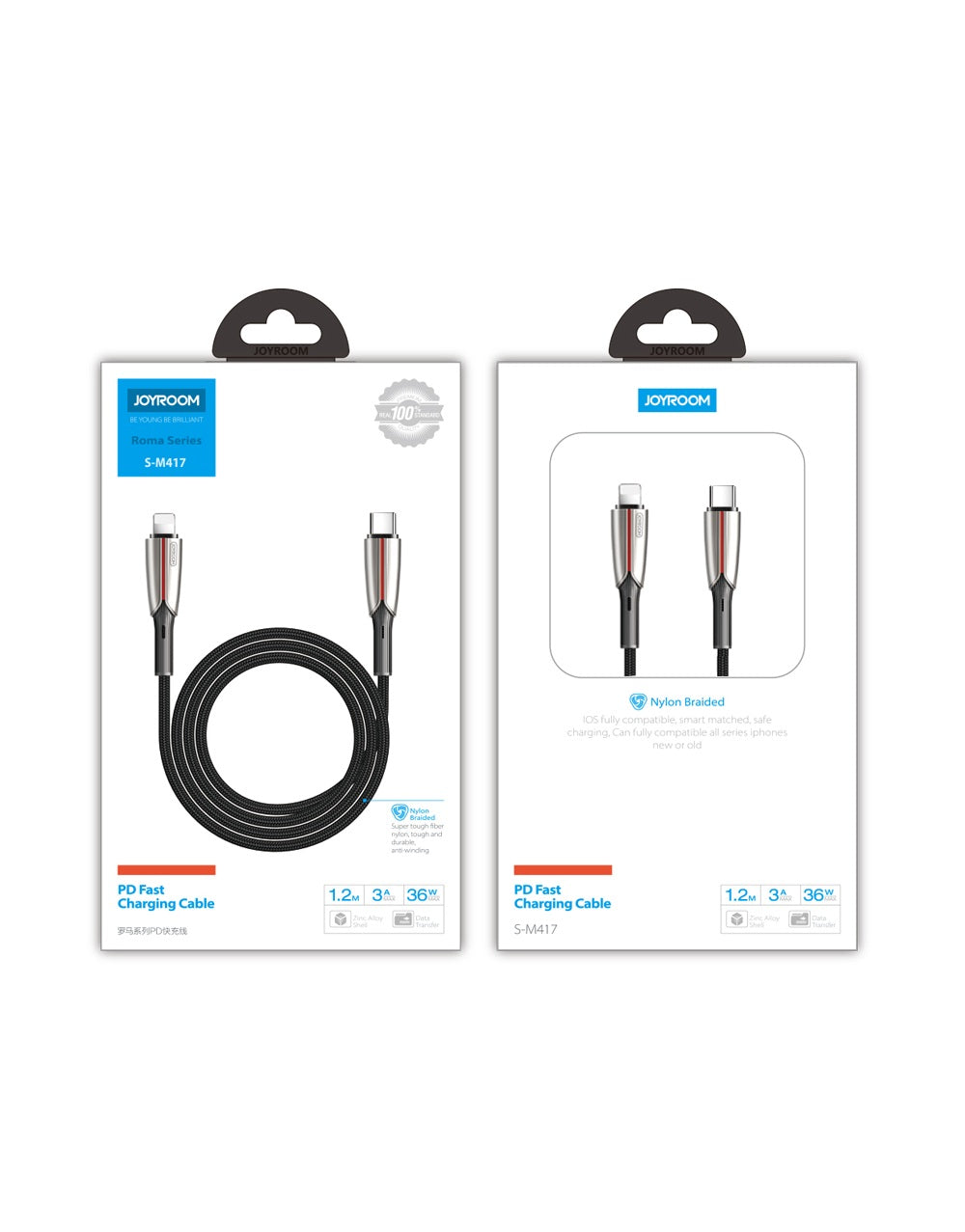 Joyroom S-M417 | Type-C to Type-C Mobile Cable | Fast Charge 60W PD Mobile Cable Store